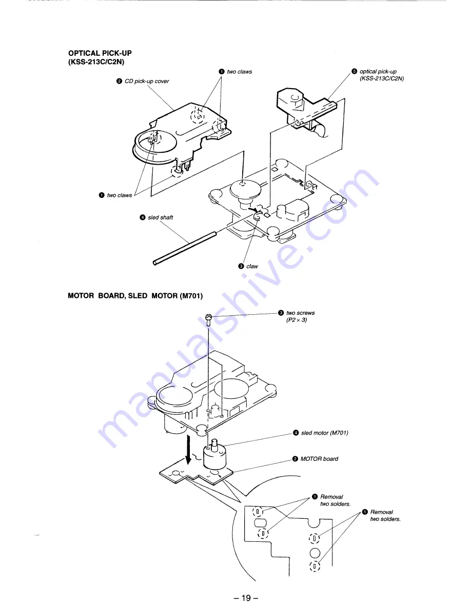 Sony CFD-ZW150 Service Manual Download Page 19