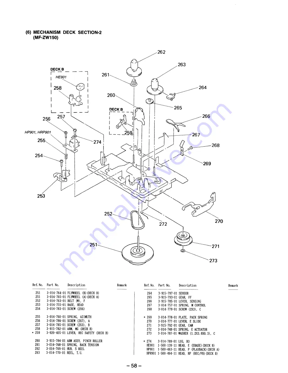 Sony CFD-ZW150 Service Manual Download Page 40