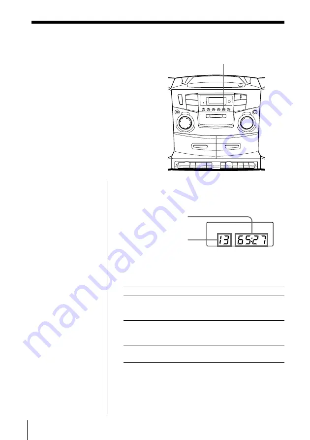 Sony CFD ZW755 - Portable CD / Cassette Скачать руководство пользователя страница 12