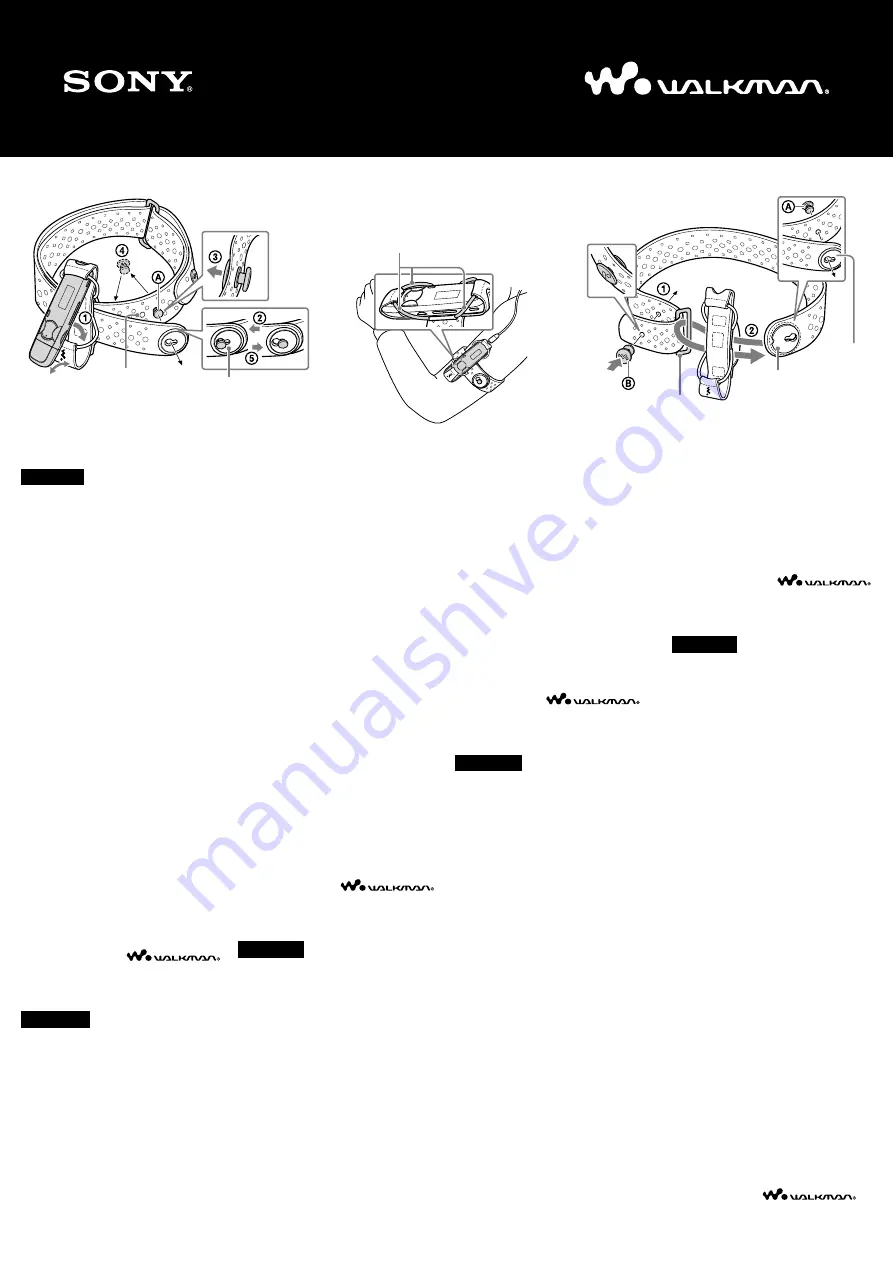 Sony CKA-NWB130 Operating Instructions Download Page 1