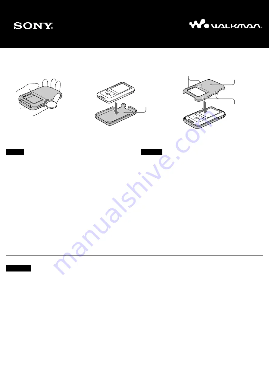 Sony CKH-NWS610 Operating Instructions Download Page 1