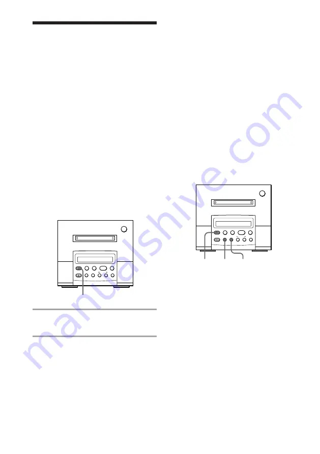 Sony CMT-101 Operating Instructions Manual Download Page 39