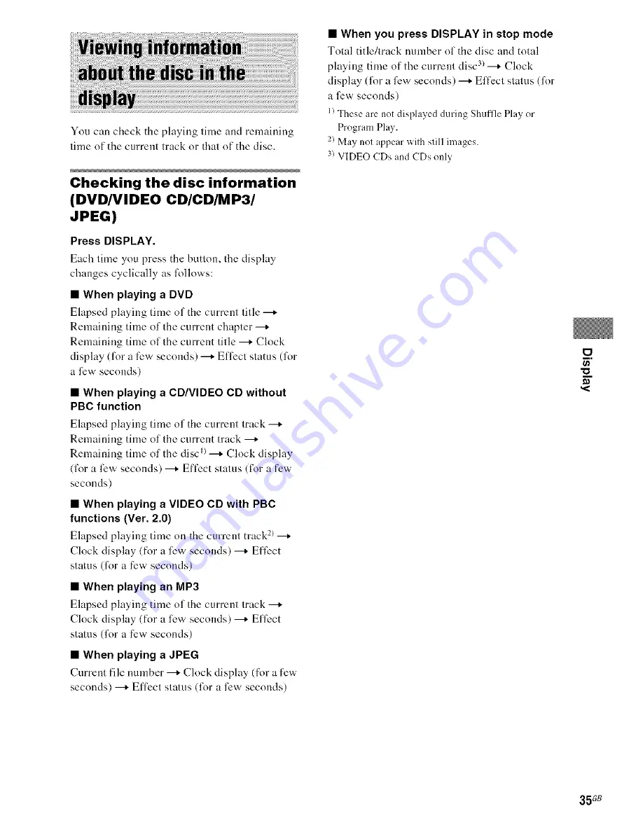 Sony CMT-DV2D - Micro Hi Fi Component System Скачать руководство пользователя страница 35