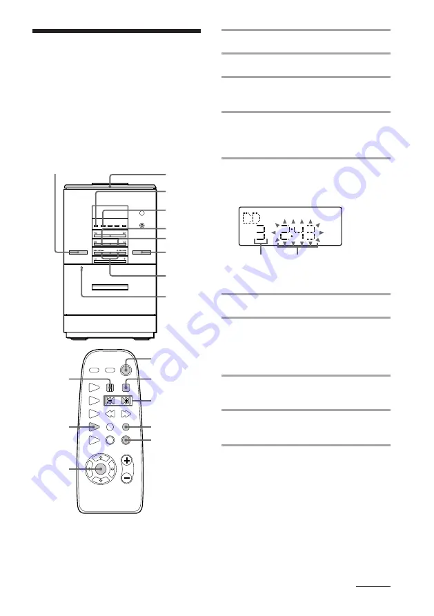 Sony CMT-ED1 - Micro Hi Fi Component System Operating Instructions Manual Download Page 23