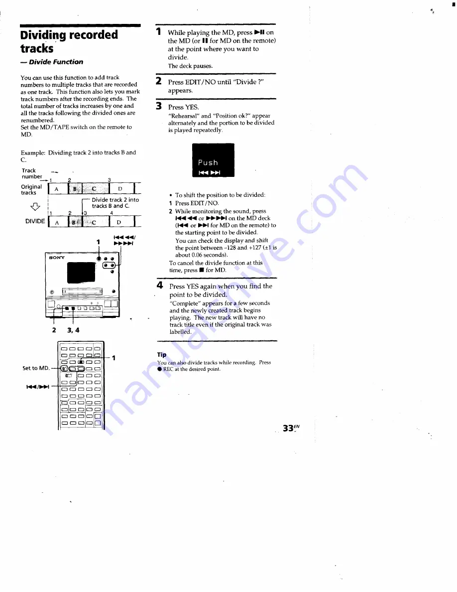 Sony CMT-M11C - Compact Component System Operating Instructions Manual Download Page 32