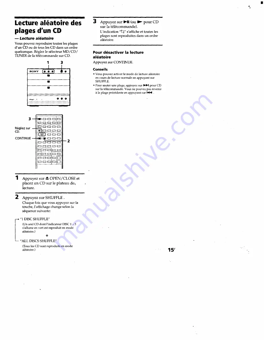 Sony CMT-M11C - Compact Component System Operating Instructions Manual Download Page 61