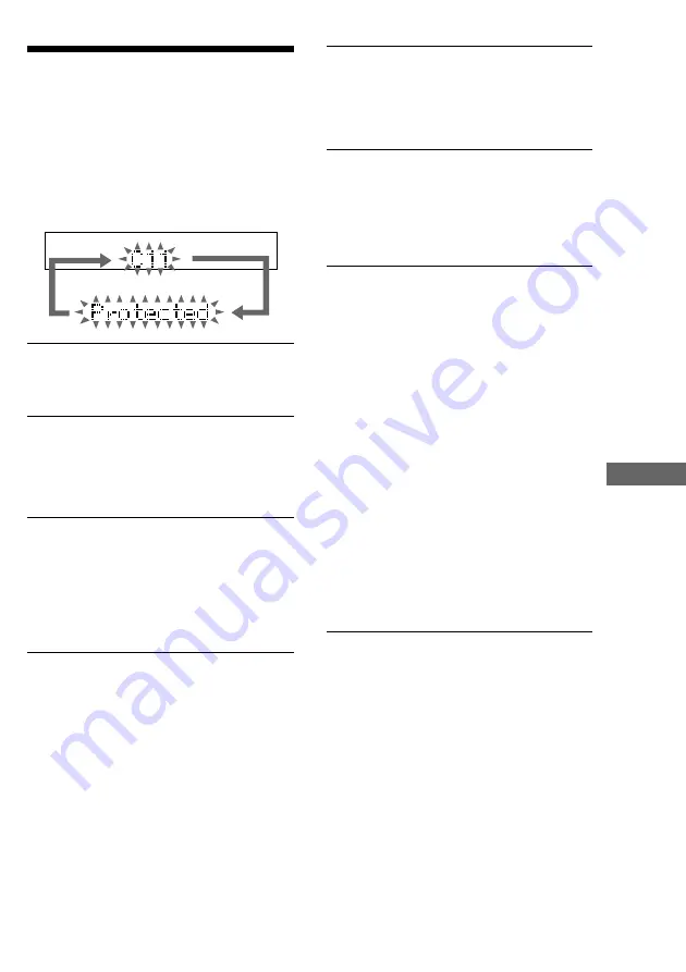 Sony CMT-SP55MD Operating Instructions Manual Download Page 67