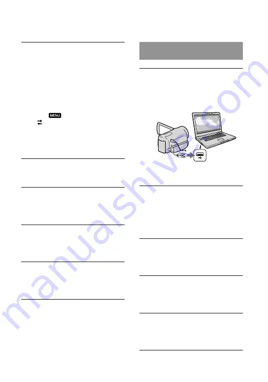 Sony CX160E Operating Manual Download Page 38