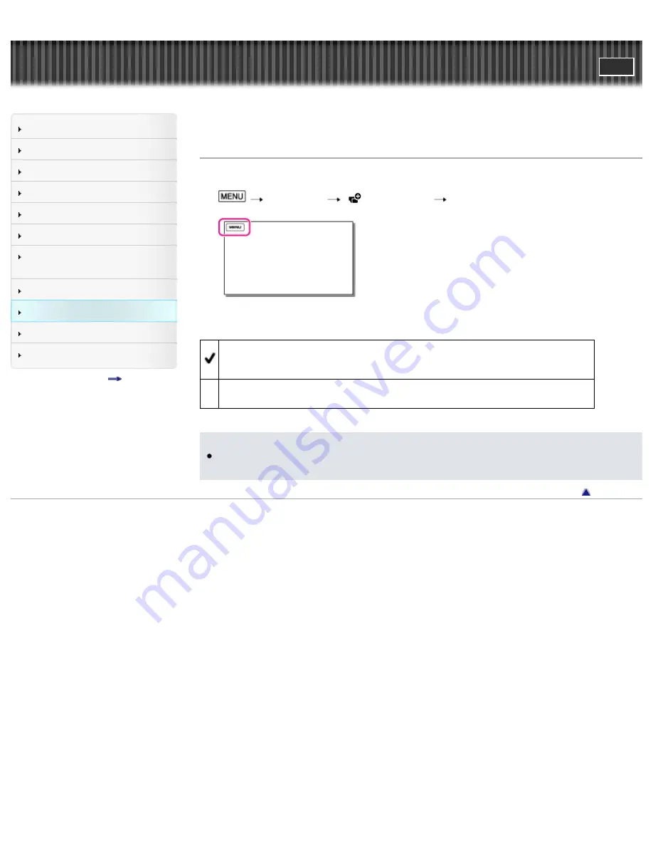 Sony CX400E User Manual Download Page 166