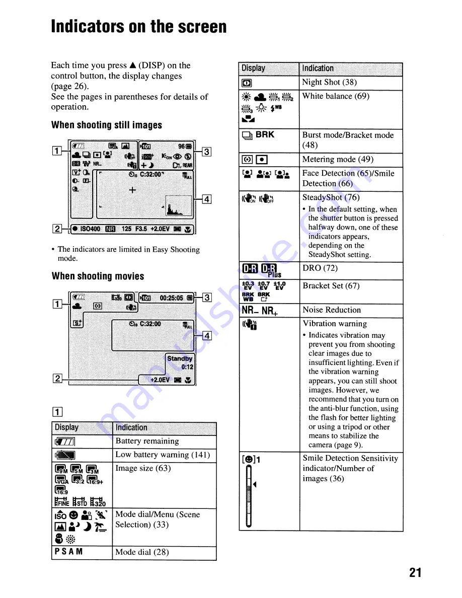 Sony Cyber-shot DSC-H50 Instruction Manual Download Page 66