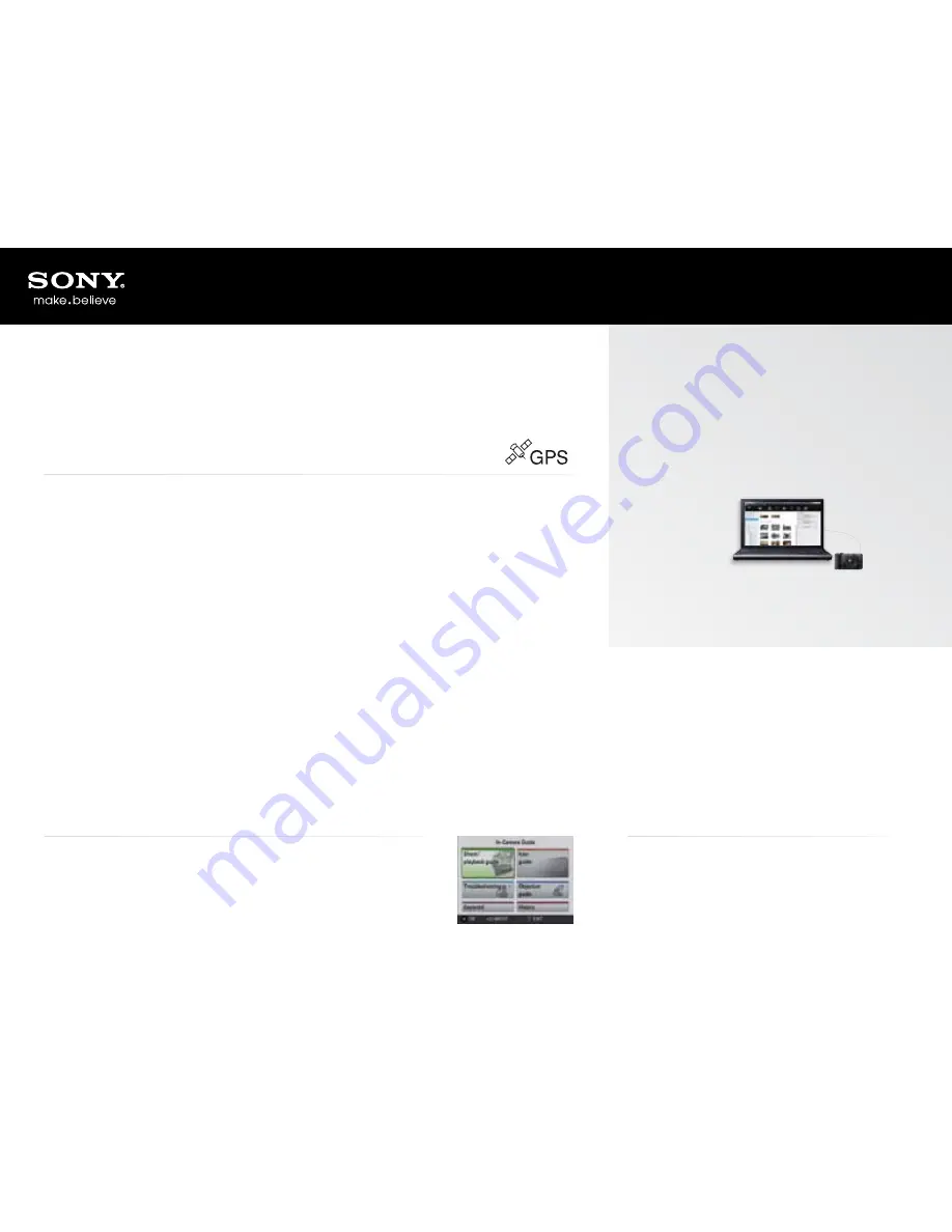 Sony Cyber-Shot DSC-HX10V Product Manual Download Page 22