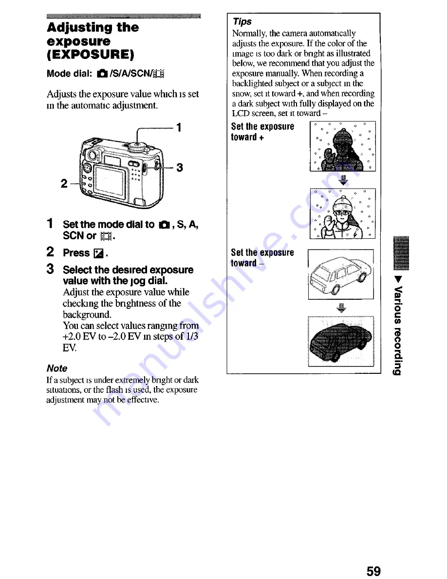 Sony Cyber-shot DSC-S75 Operating Instructions Manual Download Page 59