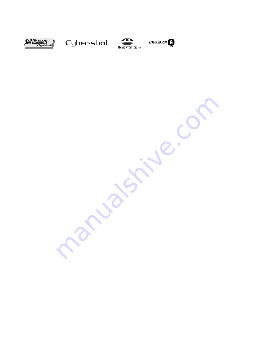 Sony Cyber-shot DSC-W30 Service Manual Download Page 2