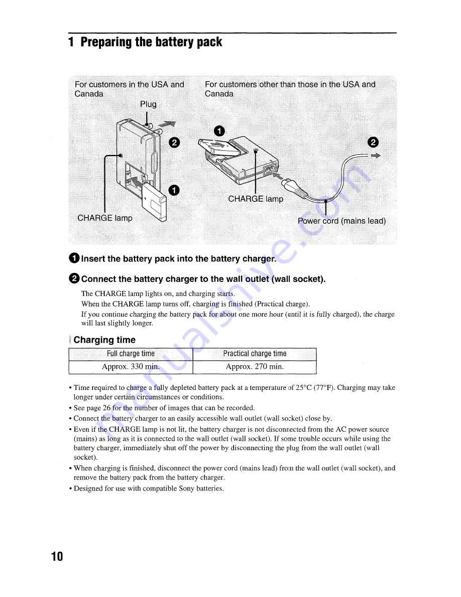 Sony Cyber-shot DSC-W80 Instruction Manual Download Page 10