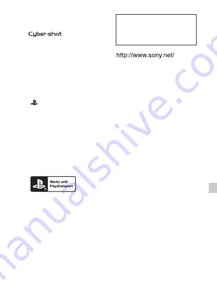 Sony Cyber-shot DSC-WX10 Instruction Manual Download Page 395