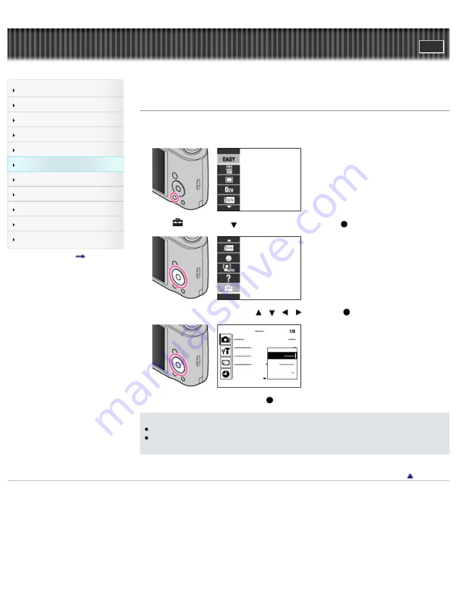 Sony Cyber-shot DSCH90S User Manual Download Page 110