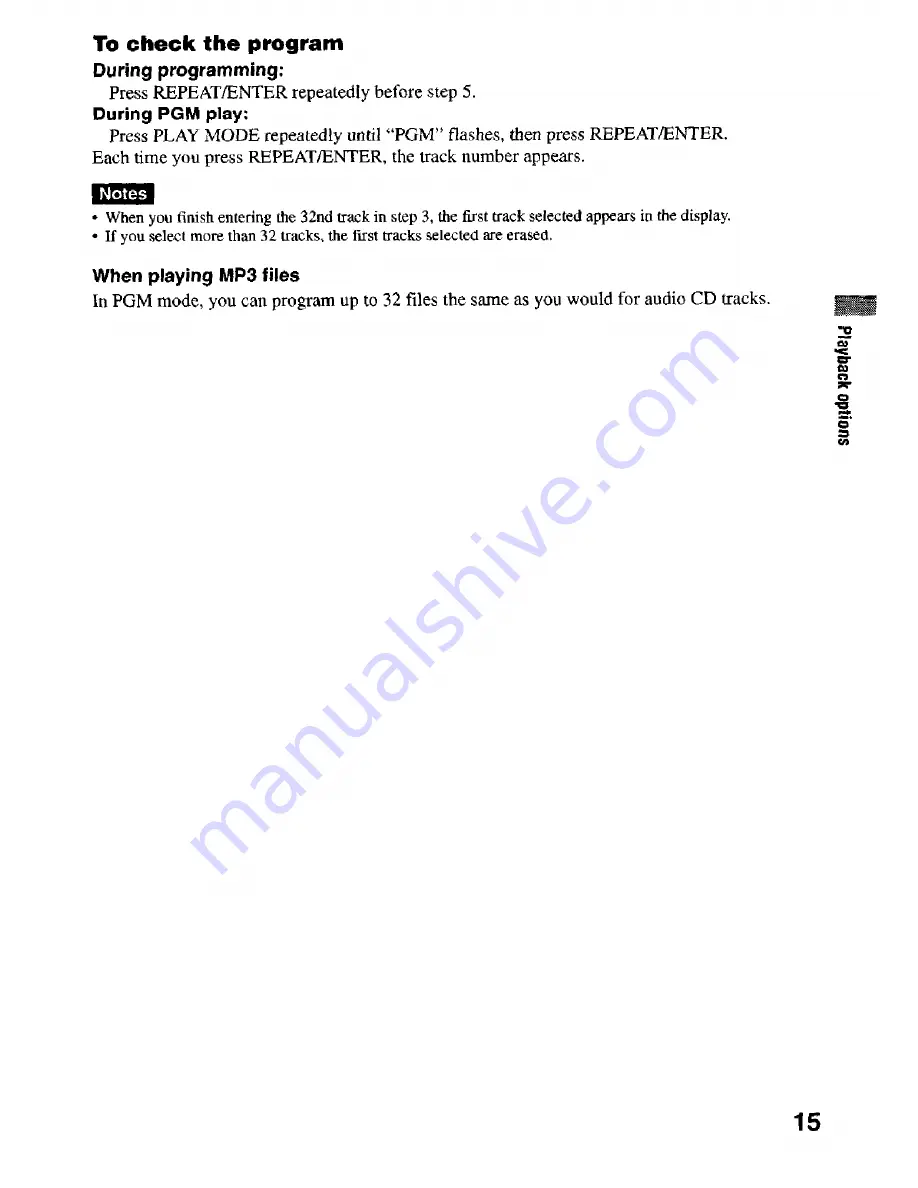 Sony D-CS901 - Portable Cd Player Operating Instructions Manual Download Page 15