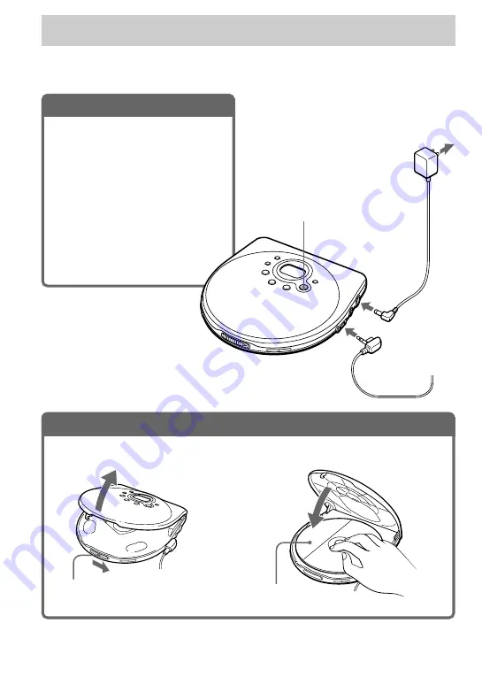 Sony D-FJ75TR - Fm/am Portable Cd Player Operating Instructions Manual Download Page 6