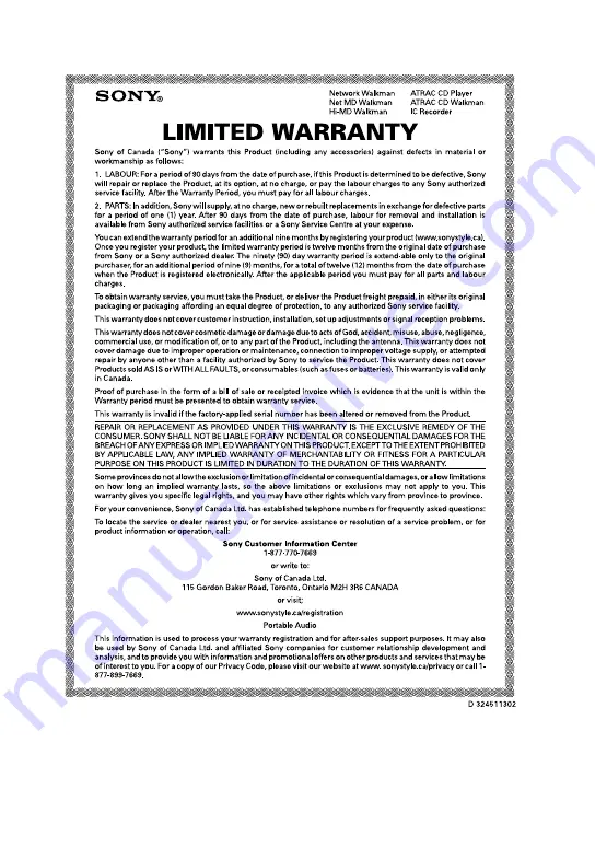 Sony D-NE329SP - Atrac Cd Walkman Portable Player Operating Instructions Manual Download Page 39