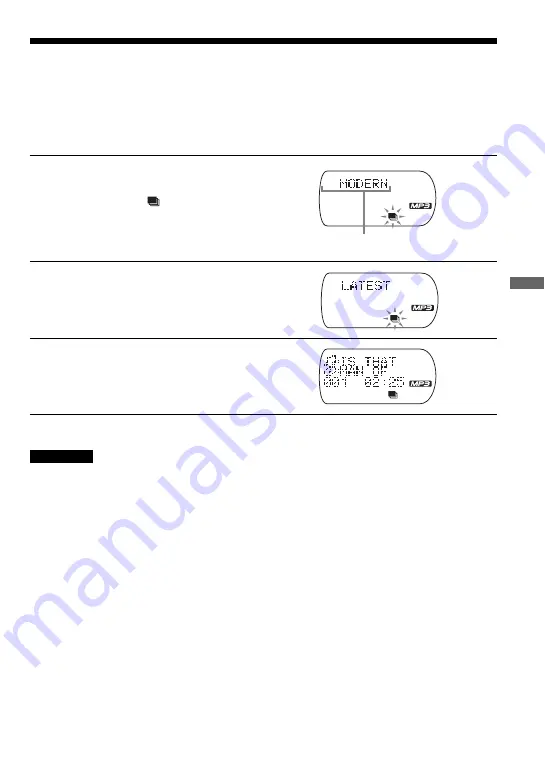 Sony D-NE718CK - Portable Cd Player Operating Instructions Manual Download Page 57