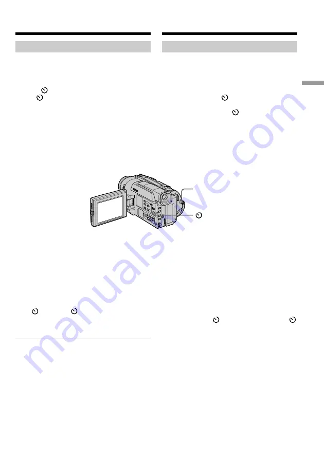 Sony D8 Digital Handycam DCR-TRV410E Operating Instructions Manual Download Page 25