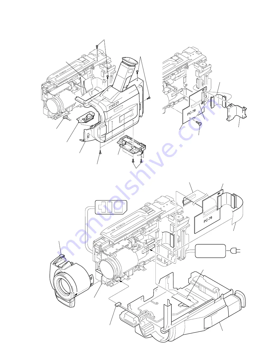 Sony D8 Digital Handycam DCR-TRV820E Service Manual Download Page 60