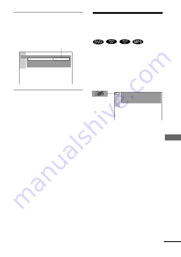 Sony DAV-C990 - Compact Av System Operating Instructions Manual Download Page 67