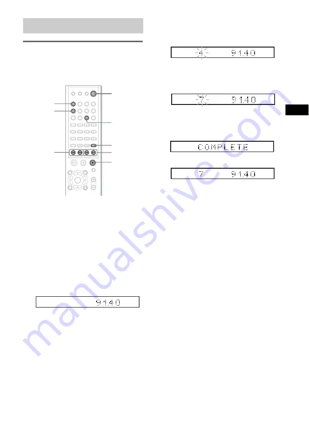 Sony DAV-FC9 - Dvd Dream System Operating Instructions Manual Download Page 61