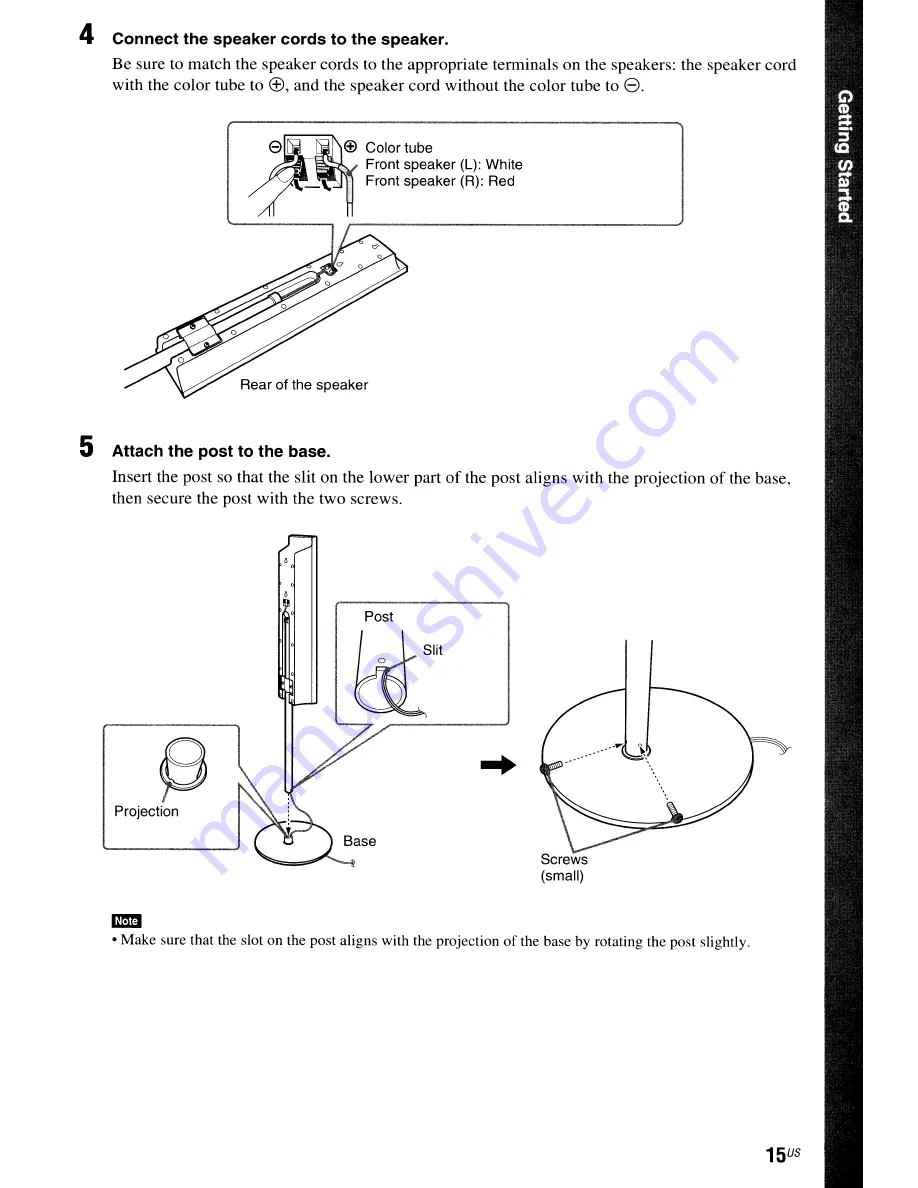 Sony DAV-HDX277WC - Bravia Theater System Operating Instructions Manual Download Page 15