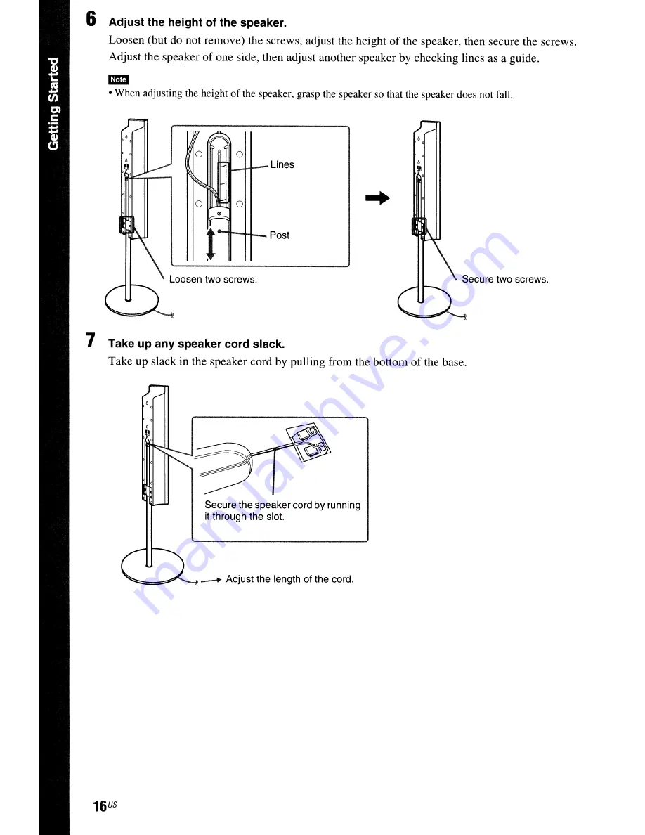 Sony DAV-HDX277WC - Bravia Theater System Operating Instructions Manual Download Page 16