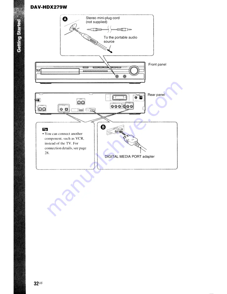 Sony DAV-HDX277WC - Bravia Theater System Скачать руководство пользователя страница 32