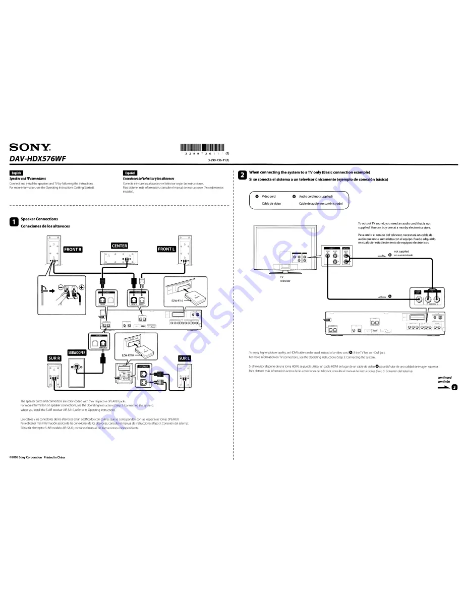 Sony DAV-HDX277WC - Bravia Theater System Operating Instructions Manual Download Page 141