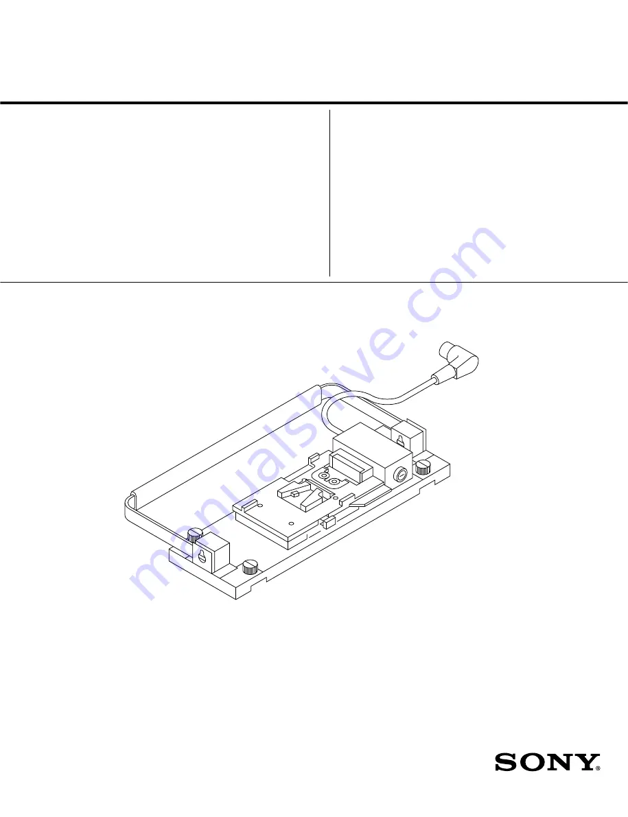 Sony DC-L10 Скачать руководство пользователя страница 1