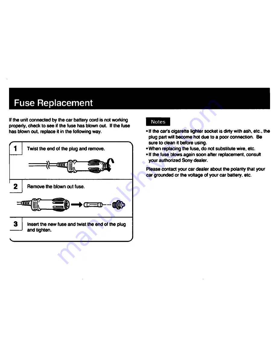 Sony DC-S10 Operating Instructions Manual Download Page 10