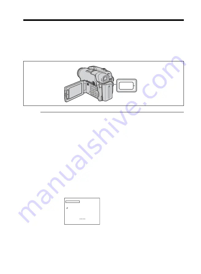 Sony DCR DVD101 - VCL0625S Wide Conversion Lens x 0.6 Скачать руководство пользователя страница 64