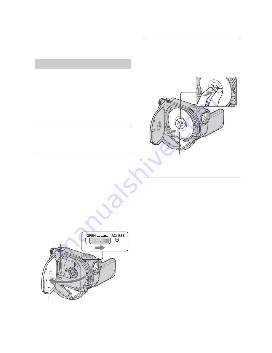 Sony DCR-DVD650 - Hybrid Dvd Camcorder Operating Manual Download Page 30