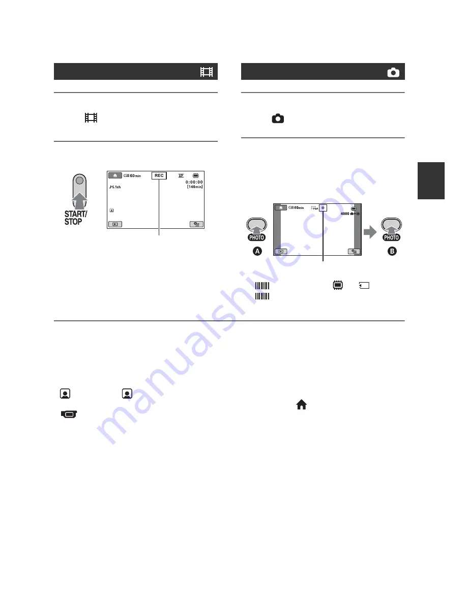 Sony DCR-DVD650 - Hybrid Dvd Camcorder Operating Manual Download Page 39