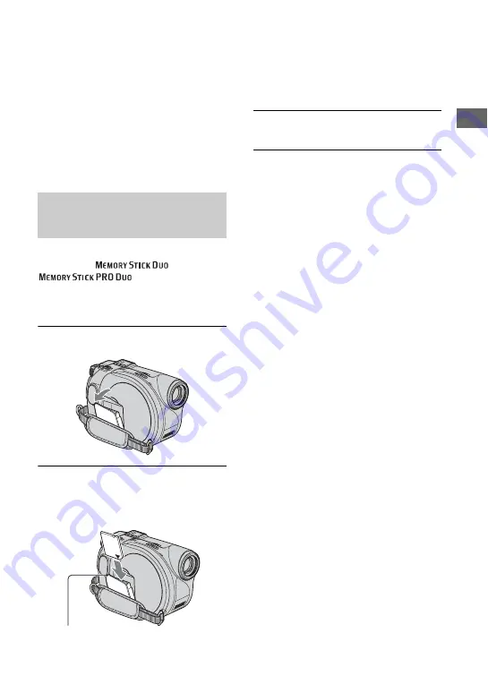 Sony DCR-DVD705E Operating Manual Download Page 29