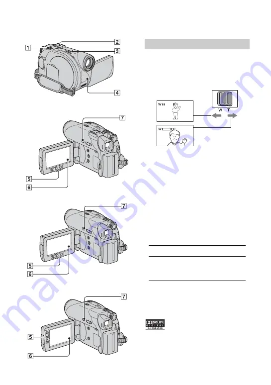 Sony DCR-DVD705E Operating Manual Download Page 44