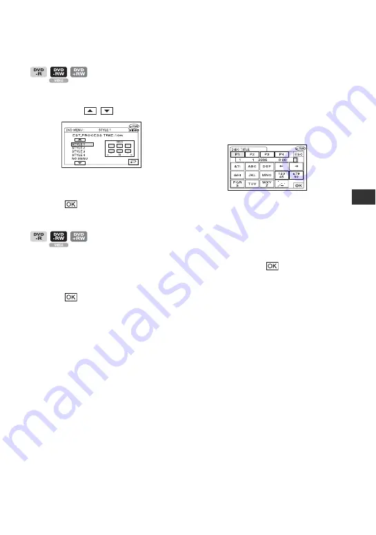 Sony DCR-DVD705E Operating Manual Download Page 57