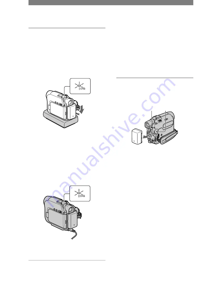 Sony DCR HC21E - PAL Digital MiniDV Handycam Camcorder Скачать руководство пользователя страница 10