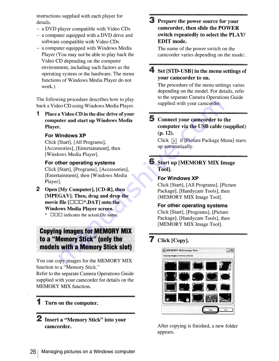 Sony dcr-hc30: DCR-HC40 Operation Manual Download Page 173