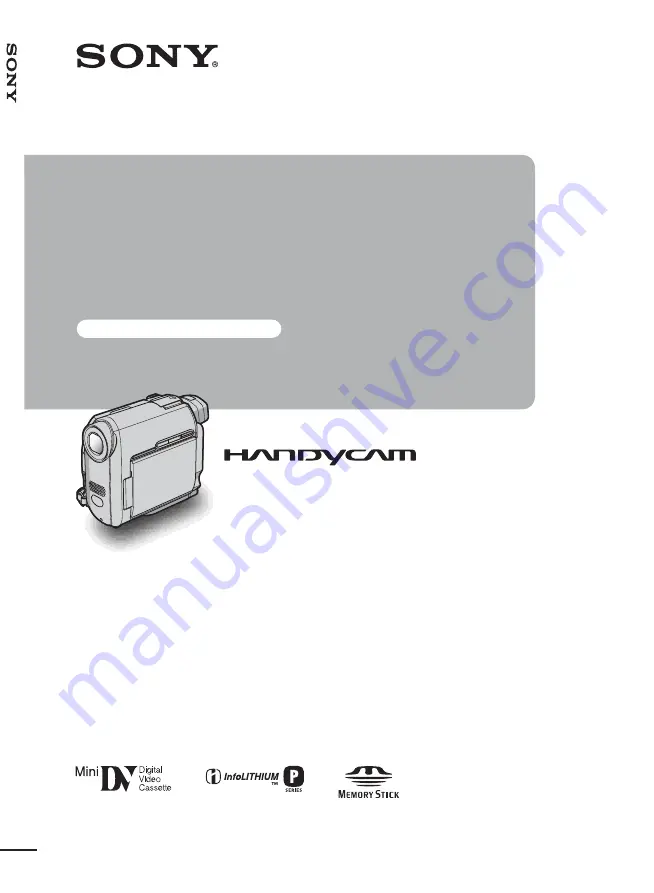 Sony DCR-HC30 - Handycam Camcorder - 680 KP Operation Manual Download Page 1