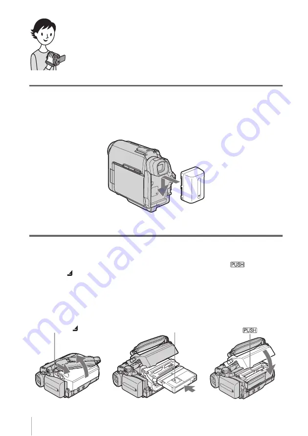 Sony DCR-HC30 - Handycam Camcorder - 680 KP Скачать руководство пользователя страница 10