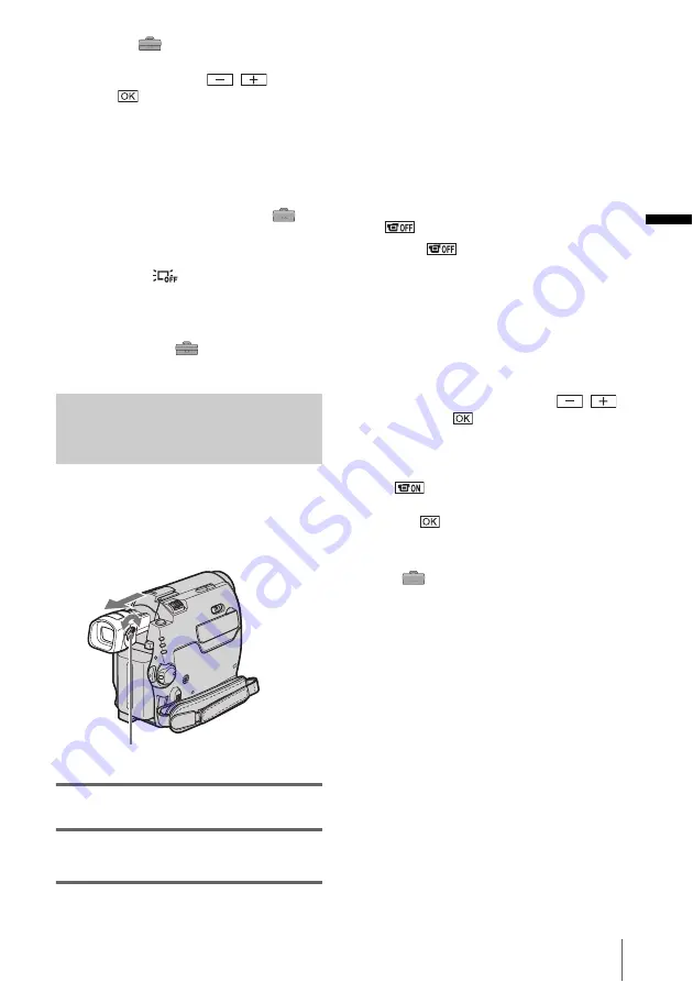 Sony DCR-HC30 - Handycam Camcorder - 680 KP Скачать руководство пользователя страница 21