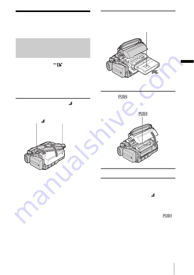 Sony DCR-HC30 - Handycam Camcorder - 680 KP Operation Manual Download Page 23