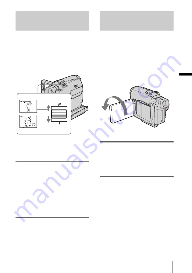 Sony DCR-HC30 - Handycam Camcorder - 680 KP Operation Manual Download Page 29