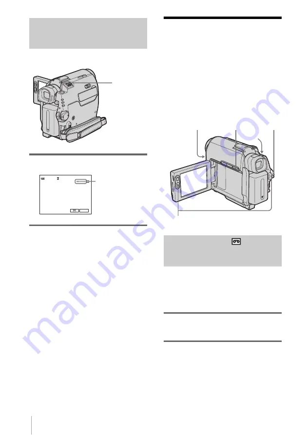 Sony DCR-HC30 - Handycam Camcorder - 680 KP Operation Manual Download Page 34