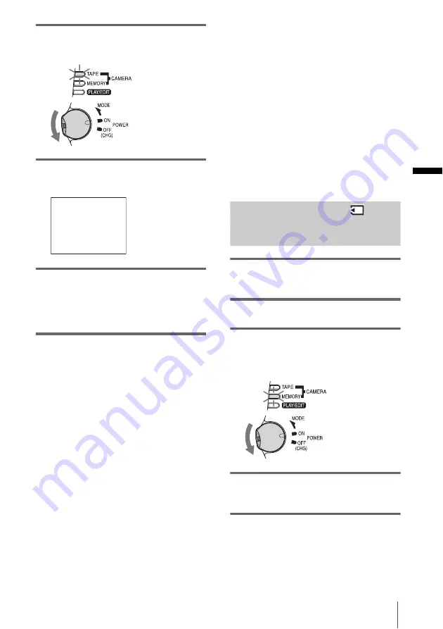 Sony DCR-HC30 - Handycam Camcorder - 680 KP Operation Manual Download Page 35