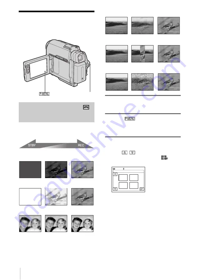 Sony DCR-HC30 - Handycam Camcorder - 680 KP Скачать руководство пользователя страница 42